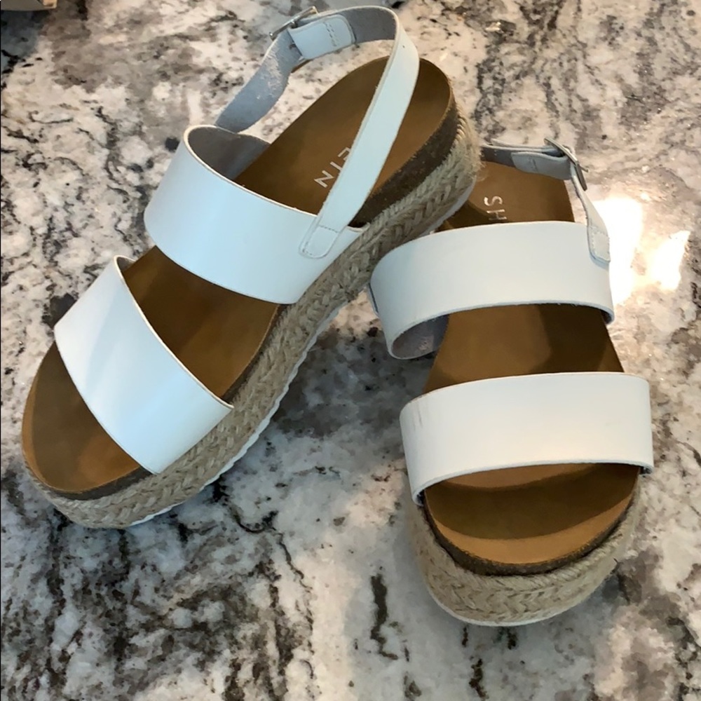 White espadrilles Sandals
